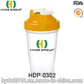 400 ml Kunststoff Mixer Shaker Flasche, Kunststoff Protein Shaker Flasche (HDP-0302)